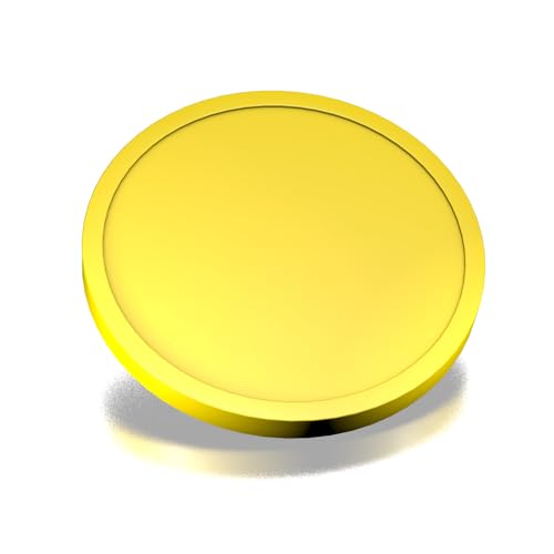 CombiCraft Blanko-Chips aus Kunststoff, Gelb, 26 mm, im Format 2 € – vielseitig, robust und praktisch für Schließfächer und Einkaufswagen – verpackt in 100 Stück CombiCraft Blanko-Chips aus Kunststoff, Gelb, 26 mm, im Format 2 € – vielseitig, robust und praktisch für Schließfächer und Einkaufswagen – verpackt in 100 Stück von CombiCraft
