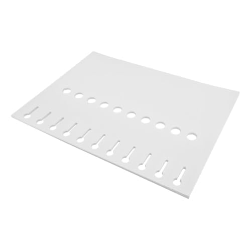 CombiCraft Weiße Schlaufenetiketten 210x25mm - 198 Stück auf 18 Bögen á 11 Etiketten - Laserdrucker geeignet - Beschreibbar - Mit praktischer Perforation - Ideal für Inventarisierung & Organisation von CombiCraft