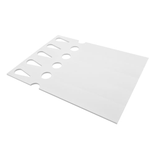 CombiCraft Weiße Schlaufenetiketten 250x38mm - 1000 Stück auf 200 Bögen á 5 Etiketten - Laserdrucker geeignet - Beschreibbar - Mit praktischer Perforation - Ideal für Inventarisierung & Organisation von CombiCraft