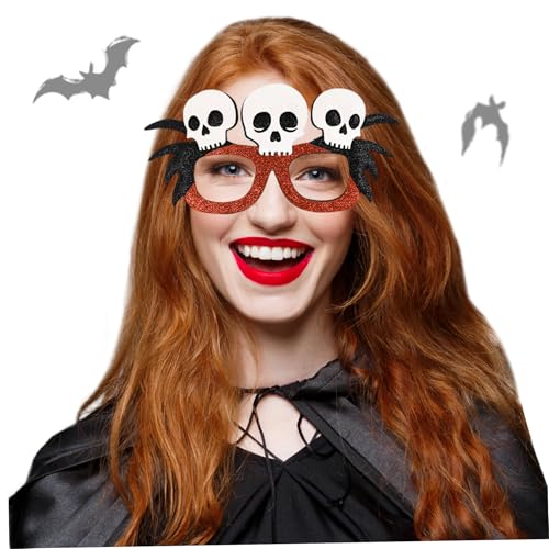 Halloween -Sonnenbrille, Glitzer -Schädelbrillenrahmen mit flexiblen Bein Halloween -Party -Gefälligkeiten für Cosplay- und Foto -Requisiten, Weiß, Partydekorationen, Gefälligkeiten Halloween -Sonnenbrille, Glitzer -Schädelbrillenrahmen mit flexiblen Bein Halloween -Party -Gefälligkeiten für Cosplay- und Foto -Requisiten, Weiß, Partydekorationen, Gefälligkeiten von Comebachome