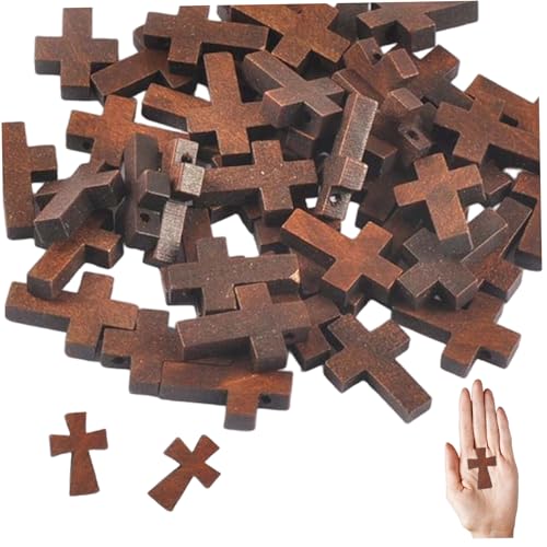 Kleine Holzkreuze, 200pcs 1, 2 cm Mini -Holzkreuz mit Loch, kleine Kreuze Anhänger Charme für Party Gefällt mir DIY Crafts Schmuckzuarbeiten Kleine Holzkreuze, 200pcs 1, 2 cm Mini -Holzkreuz mit Loch, kleine Kreuze Anhänger Charme für Party Gefällt mir DIY Crafts Schmuckzuarbeiten von Comebachome