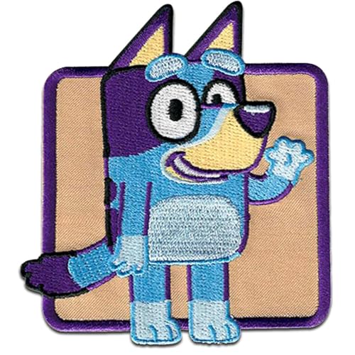 Comercial Mercera, Aufnäher Patches, Bluey, Zeichen Bluey, Braun Farbe, Aufnäher Ideal für Mützen, Jacken, T-Shirts oder Schultaschen, 100% Polyester, 6x8 Zentimeter Comercial Mercera, Aufnäher Patches, Bluey, Zeichen Bluey, Braun Farbe, Aufnäher Ideal für Mützen, Jacken, T-Shirts oder Schultaschen, 100% Polyester, 6x8 Zentimeter von Comercial Mercera