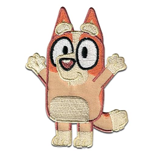 Comercial Mercera, Aufnäher Patches, Chili Heeler, Zeichen Bluey, Braun Farbe, Aufnäher Ideal für Mützen, Jacken, T-Shirts oder Schultaschen, 100% Polyester, 5x8 Zentimeter Comercial Mercera, Aufnäher Patches, Chili Heeler, Zeichen Bluey, Braun Farbe, Aufnäher Ideal für Mützen, Jacken, T-Shirts oder Schultaschen, 100% Polyester, 5x8 Zentimeter von Comercial Mercera
