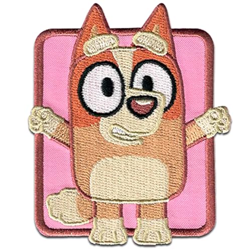 Comercial Mercera, Aufnäher Patches, Chili Heeler, Zeichen Bluey, Rosa Farbe, Aufnäher Ideal für Mützen, Jacken, T-Shirts oder Schultaschen, 100% Polyester, 5x8 Zentimeter Comercial Mercera, Aufnäher Patches, Chili Heeler, Zeichen Bluey, Rosa Farbe, Aufnäher Ideal für Mützen, Jacken, T-Shirts oder Schultaschen, 100% Polyester, 5x8 Zentimeter von Comercial Mercera