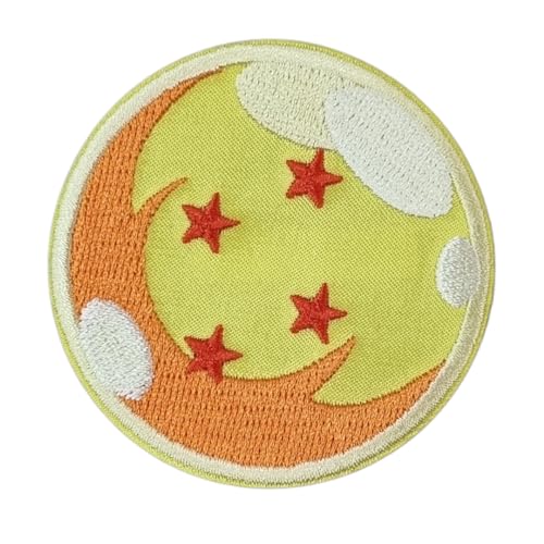 Comercial Mercera, Aufnäher Patches, Dragonball Z, Dragon Ball-Figur, Gelb Farbe, Aufnäher Ideal für Mützen, Jacken, T-Shirts oder Schultaschen, 100% Polyester, 6x6 Zentimeter Comercial Mercera, Aufnäher Patches, Dragonball Z, Dragon Ball-Figur, Gelb Farbe, Aufnäher Ideal für Mützen, Jacken, T-Shirts oder Schultaschen, 100% Polyester, 6x6 Zentimeter von Comercial Mercera