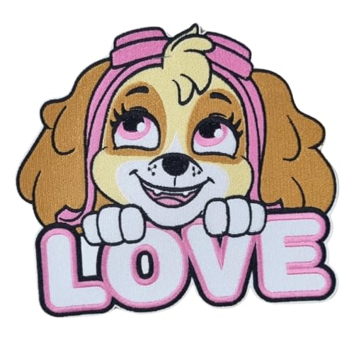 Comercial Mercera, Aufnäher Patches, Paw Patrol, Zeichen Skye Paw Patrol, Rosa Farbe, Aufnäher zum Aufbügeln Jackenrückseiten, T-Shirts oder Schulranzen, 100% Polyester, 16x18 Zentimeter Comercial Mercera, Aufnäher Patches, Paw Patrol, Zeichen Skye Paw Patrol, Rosa Farbe, Aufnäher zum Aufbügeln Jackenrückseiten, T-Shirts oder Schulranzen, 100% Polyester, 16x18 Zentimeter von Comercial Mercera