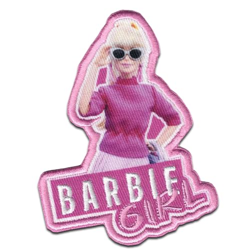 Comercial Mercera Barbie © Girl mit Brille - Aufnäher, Bügelbild, Aufbügler, Applikationen, Patches, Flicken, zum aufbügeln, Größe: 8,2 x 6,5 cm von Comercial Mercera