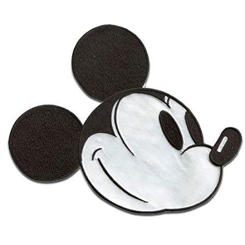 Comercial Mercera Disney © Mickey Mouse 90 Jahre xl Kopf - Aufnäher, Bügelbild, Aufbügler, Applikationen, Patches, Flicken, Größe: 20,0 x 16,0 cm von Comercial Mercera