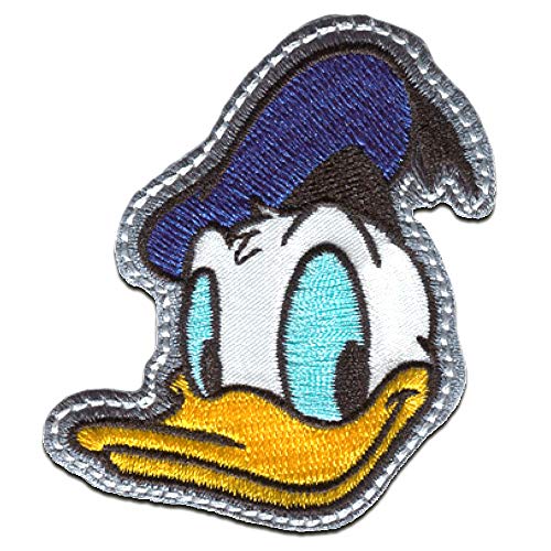 Comercial Mercera Disney © Mickey Mouse Donald Duck - Aufnäher, Bügelbild, Aufbügler, Applikationen, Patches, Flicken, Zum Aufbügeln, Größe: 6,5 x 5,8 cm von Comercial Mercera