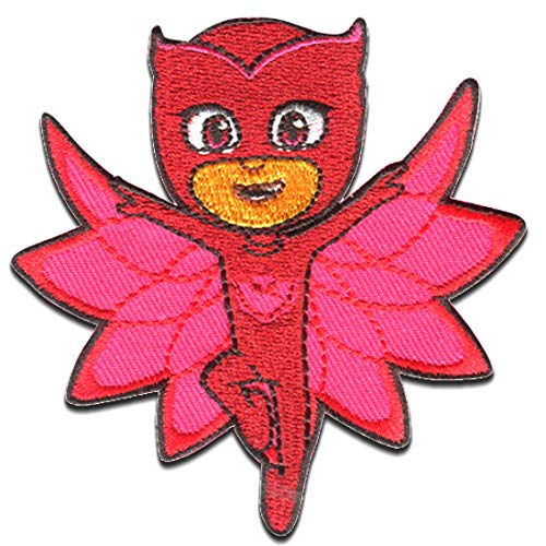 Comercial Mercera Disney © Pj Masks Pyjamahelden Owlette 1 - Aufnäher, Bügelbild, Aufbügler, Applikationen, Patches, Flicken, Größe: 7,5 x 7,5 cm von Comercial Mercera