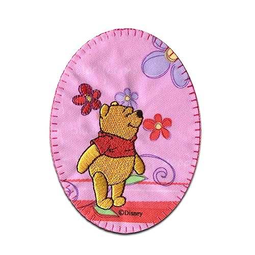 Comercial Mercera Disney © Winnie Pooh Blumen - Aufnäher, Bügelbild, Aufbügler, Applikationen, Patches, Flicken, Zum Aufbügeln, Größe: 10,7 x 8 cm von Comercial Mercera