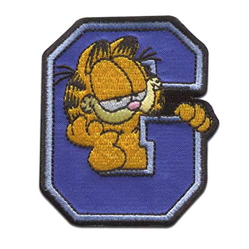 Comercial Mercera Garfield © G Comic Katze gestickt - Aufnäher, Bügelbild, Aufbügler, Applikationen, Patches, Flicken, zum aufbügeln, Größe: 5,6 x 6,6 cm von Comercial Mercera