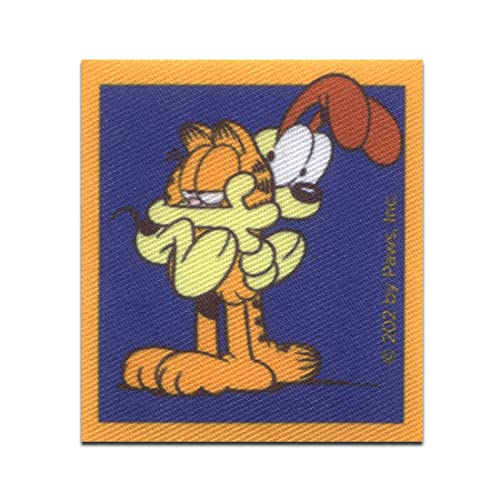 Comercial Mercera Garfield © Odie Comic Katze gedruckt - Aufnäher, Bügelbild, Aufbügler, Applikationen, Patches, Flicken, zum aufbügeln, Größe: 5,5 x 6,2 cm von Comercial Mercera