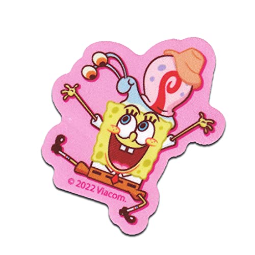 Comercial Mercera SpongeBob Schwammkopf © Garry gedruckt - Aufnäher, Bügelbild, Aufbügler, Applikationen, Patches, Flicken, zum aufbügeln, Größe: 6,2 x 7,2 cm von Comercial Mercera