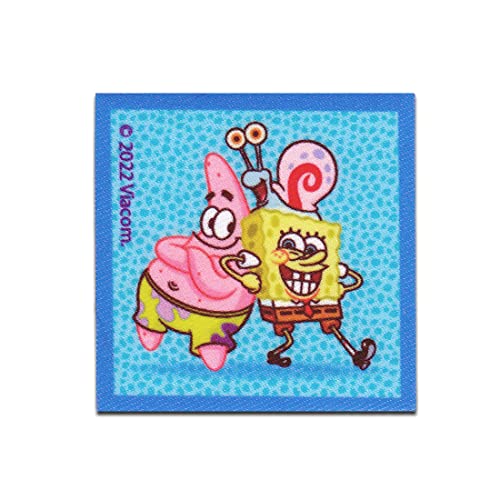 Comercial Mercera SpongeBob Schwammkopf © Patrick Garry gedruckt - Aufnäher, Bügelbild, Aufbügler, Applikationen, Patches, Flicken, zum aufbügeln, Größe: 5,7 x 5,7 cm von Comercial Mercera
