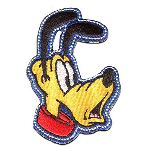 Disney Pluto Aufnäher zum Aufbügeln, 7 x 5 cm Disney Pluto Aufnäher zum Aufbügeln, 7 x 5 cm von Comercial Mercera