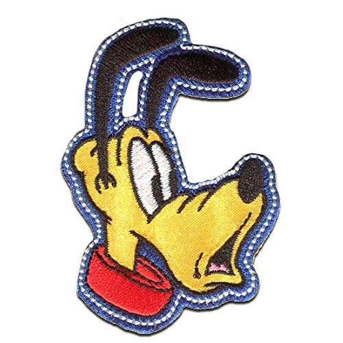 Disney Pluto Aufnäher zum Aufbügeln, 7 x 5 cm von Comercial Mercera