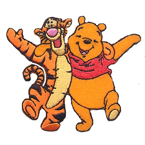 Disney Winnie Pooh & Tiger Aufnäher zum Aufbügeln, 7,5 x 6,4 cm von Comercial Mercera