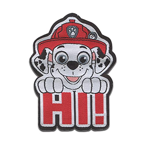 Paw Patrol © Marshall Hi! - Aufnäher, Bügelbild, Aufbügler, Applikationen, Patches, Flicken, zum aufbügeln, Größe: 6,7 x 4,7 cm von PAW PATROL