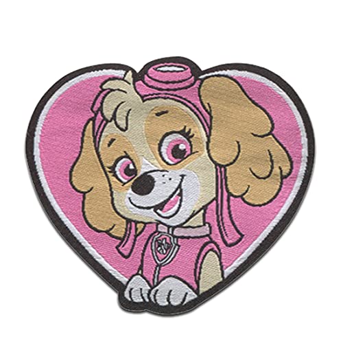 Paw Patrol Skye - Aufnäher, Bügelbild, Aufbügler, Applikationen, Patches, Flicken, zum aufbügeln, Größe: 6,3 x 5,3 cm von PAW PATROL