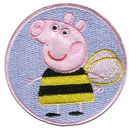 Peppa Pig Aufnäher Aufbügler Patch Aufbügler Patch 6 x 6 cm Peppa Pig Aufnäher Aufbügler Patch Aufbügler Patch 6 x 6 cm von Comercial Mercera