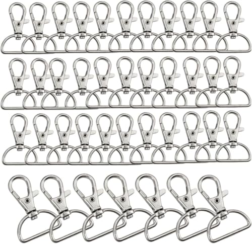 Schlüsselanhänger Mit Karabiner - Ringe - Schlüsselringe Set,20 Stück Premium Schlüsselanhänger Ringe,schlüsselringe,für Schlüsselanhänger (2cm Innenbreite) von Comforty