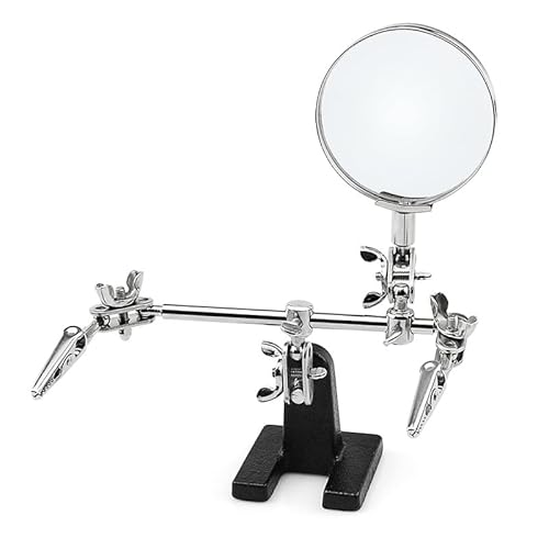 Standlupe Helfende Hand Standlupe mit Löt Halter - 5-fache Lupe - Einstellbare Löthilfe Dritte Hand mit Krokodilklemmen - Schmuck & Elektro Hobby Werkzeug 154 x 100 x 125 mm Standlupe Helfende Hand Standlupe mit Löt Halter - 5-fache Lupe - Einstellbare Löthilfe Dritte Hand mit Krokodilklemmen - Schmuck & Elektro Hobby Werkzeug 154 x 100 x 125 mm von Comforty