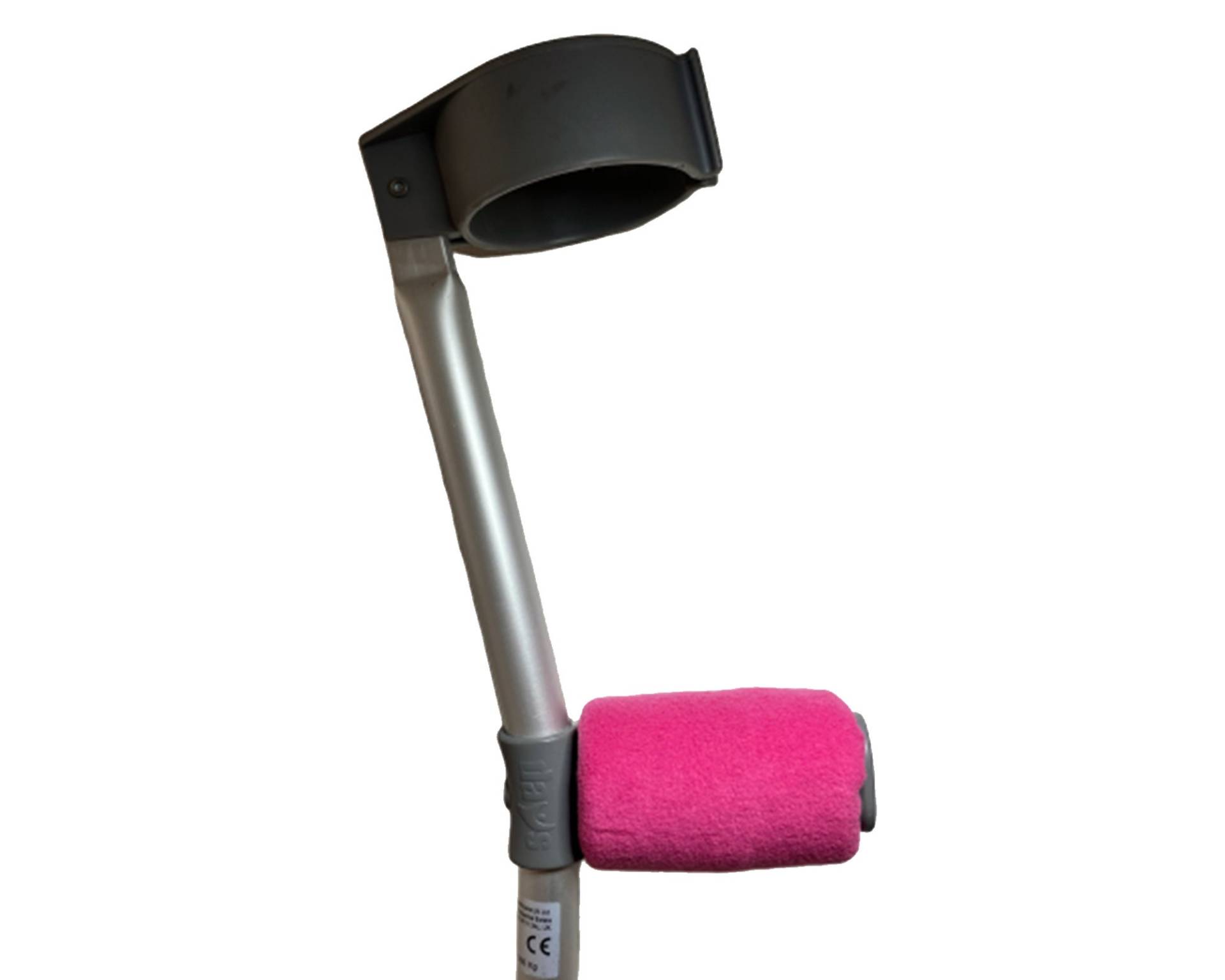 Crutch Griff Gepolsterte Fleece Cover - Bright Pink von HollyandBerry