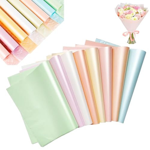 Metallic Seidenpapier Set, 80 Blatt 50x70cm Seidenpapier Bunt, 8 Farben Geschenkpapie Verpackungsmaterial, Verpackungsmaterial für Geburtstag, Babyparty, Hochzeit Metallic Seidenpapier Set, 80 Blatt 50x70cm Seidenpapier Bunt, 8 Farben Geschenkpapie Verpackungsmaterial, Verpackungsmaterial für Geburtstag, Babyparty, Hochzeit von Comioke