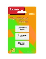 Comix E1002 Radiergummi aus thermoplastischem Gummi, Weiß von Comix