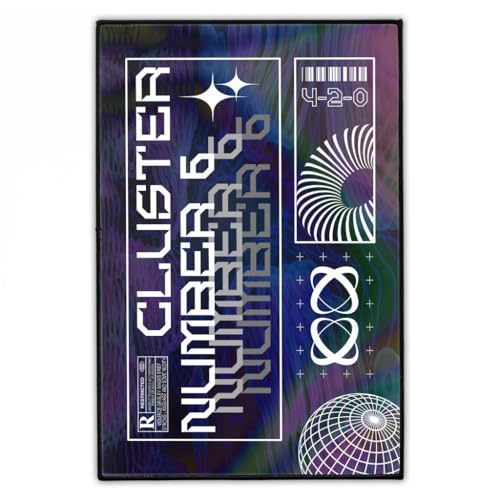 "Cluster #6" Rückenaufnäher | Groß 20cm x 30cm Y2K Cyber Rückenpatch zum Aufbügeln für Jacke | Retro Futurism/Brutalism Aufnäher Patch | Large Iron On Backpatch von Concrete Schoolyard "Cluster #6" Rückenaufnäher | Groß 20cm x 30cm Y2K Cyber Rückenpatch zum Aufbügeln für Jacke | Retro Futurism/Brutalism Aufnäher Patch | Large Iron On Backpatch von Concrete Schoolyard von Concrete Schoolyard