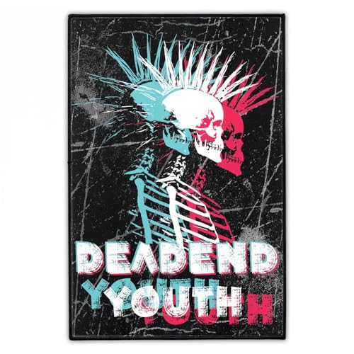 "Deadend Youth" Groß Rückenaufnäher 20cm x 30cm | Metal/Punk Backpatch zum Aufbügeln für Jacke & Weste | Alternative Grunge & Anarchy Aufnäher Patches | Hergestellt in Berlin von Concrete Schoolyard "Deadend Youth" Groß Rückenaufnäher 20cm x 30cm | Metal/Punk Backpatch zum Aufbügeln für Jacke & Weste | Alternative Grunge & Anarchy Aufnäher Patches | Hergestellt in Berlin von Concrete Schoolyard von Concrete Schoolyard