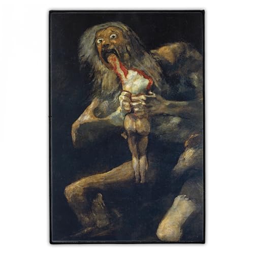 "Saturn Devouring His Son" Rückenaufnäher 20cm x 30cm | Groß Francisco de Goya Backpatch zum Aufbügeln für Jacke & Weste | Gothic Metal Rock Kutte Aufnäher Rückenpatch | Iron On Back Patch "Saturn Devouring His Son" Rückenaufnäher 20cm x 30cm | Groß Francisco de Goya Backpatch zum Aufbügeln für Jacke & Weste | Gothic Metal Rock Kutte Aufnäher Rückenpatch | Iron On Back Patch von Concrete Schoolyard