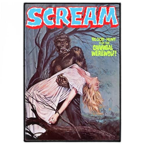 Groß "SCREAM" Rückenaufnäher 24cm x 34cm | Horror Punk Backpatch zum Aufbügeln für Jacke | 1950er Rockabilly Aufnäher für Fans von Metal & Vintage-Stil | hergestellt in Berlin von Concrete Schoolyard Groß "SCREAM" Rückenaufnäher 24cm x 34cm | Horror Punk Backpatch zum Aufbügeln für Jacke | 1950er Rockabilly Aufnäher für Fans von Metal & Vintage-Stil | hergestellt in Berlin von Concrete Schoolyard von Concrete Schoolyard