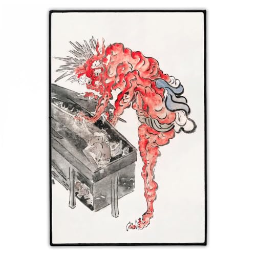 "Ibaraki; Der Dämon" Rückenaufnäher 20cm x 30cm | Groß Japanische Kunst Backpatch zum Aufbügeln für Jacke & Weste | Vintage Japanese Art Aufnäher Patch | Hergestellt in Berlin von Concrete Schoolyard "Ibaraki; Der Dämon" Rückenaufnäher 20cm x 30cm | Groß Japanische Kunst Backpatch zum Aufbügeln für Jacke & Weste | Vintage Japanese Art Aufnäher Patch | Hergestellt in Berlin von Concrete Schoolyard von Concrete Schoolyard