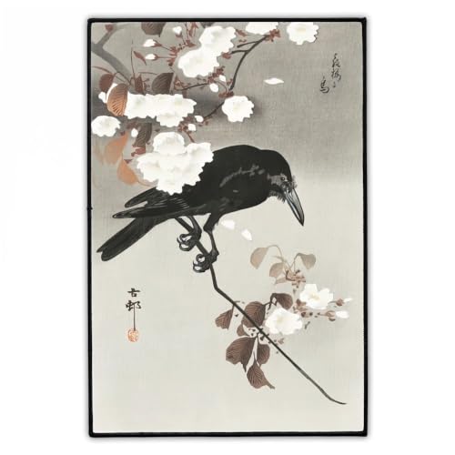 "Krähe & Kirschblüten" Japanische Kunst Rückenaufnäher | Groß 20cm x 30cm Rückenpatch zum Aufbügeln für Jacke & Weste | Japanese Vogel Aufnäher Patch | Large Iron On Backpatch von Concrete Schoolyard "Krähe & Kirschblüten" Japanische Kunst Rückenaufnäher | Groß 20cm x 30cm Rückenpatch zum Aufbügeln für Jacke & Weste | Japanese Vogel Aufnäher Patch | Large Iron On Backpatch von Concrete Schoolyard von Concrete Schoolyard