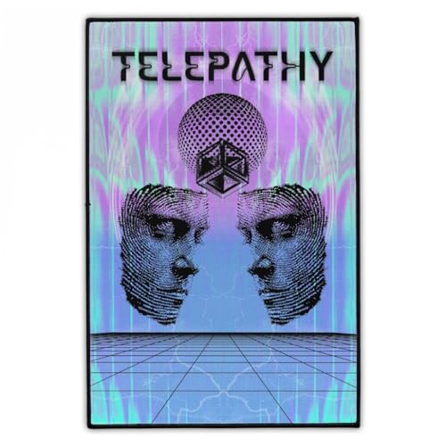 "Telepathy" Rückenaufnäher | Groß 20cm x 30cm Y2K Cyber Rückenpatch zum Aufbügeln für Jacke | Retro Futurism/Brutalism Aufnäher Patch | Large Iron On Backpatch von Concrete Schoolyard "Telepathy" Rückenaufnäher | Groß 20cm x 30cm Y2K Cyber Rückenpatch zum Aufbügeln für Jacke | Retro Futurism/Brutalism Aufnäher Patch | Large Iron On Backpatch von Concrete Schoolyard von Concrete Schoolyard