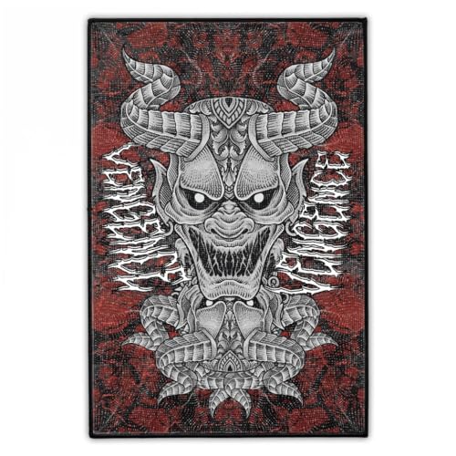 "Vengeance" Groß Rückenaufnäher 20cm x 30cm | Metal Backpatch zum Aufbügeln für Jacke & Weste | Alternative Gothic, Grunge & Hardcore Aufnäher Patches | Hergestellt in Berlin von Concrete Schoolyard von Concrete Schoolyard