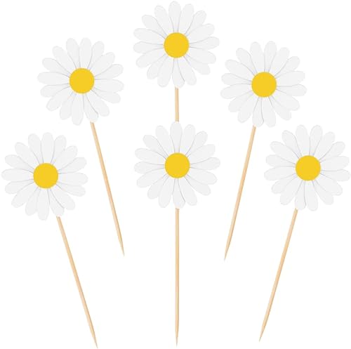 Confetti! Daisy Cupcake Toppers - Daisy Flower Cake Picks Party Decorations for Spring Birthday, Baby Shower, Wedding Supplies Set of 24 Confetti! Daisy Cupcake Toppers - Daisy Flower Cake Picks Party Decorations for Spring Birthday, Baby Shower, Wedding Supplies Set of 24 von Confetti