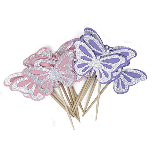 Confetti Topper mit 3D-handgefertigtem Schmetterling, Schmetterlings-Kuchenaufsatz für Mädchen und Frauen, Geburtstagstorten-Party-Dekorationen. Confetti Topper mit 3D-handgefertigtem Schmetterling, Schmetterlings-Kuchenaufsatz für Mädchen und Frauen, Geburtstagstorten-Party-Dekorationen. von Confetti