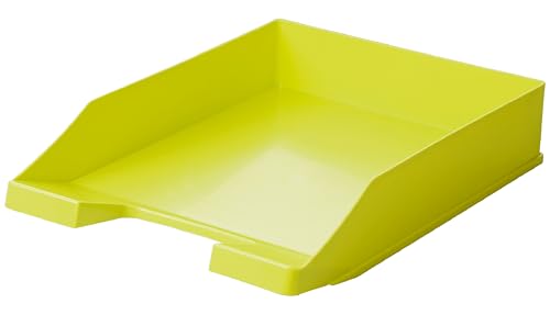 Conipa® - Briefablage DIN A4 Lemon (stapelbar) - Ablagefächer & Dokumentenablage für Schreibtisch - Ablageboxen & Bürobedarf für Briefe & Dokumente - Papier-Ablage Organizer (Lemon, 10 Ablagen) von Conipa