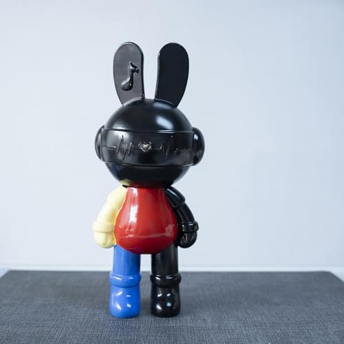 Coniuty Flüssiges Kaninchen, blanko, dekorative abstrakte Tierdekoration für Zuhause, Kunstfigur, Heimdekoration, Dekoration für Büro, Wohnzimmer, Schlafzimmer, Bücherregal, TV-Schrank, Schreibtisch Coniuty Flüssiges Kaninchen, blanko, dekorative abstrakte Tierdekoration für Zuhause, Kunstfigur, Heimdekoration, Dekoration für Büro, Wohnzimmer, Schlafzimmer, Bücherregal, TV-Schrank, Schreibtisch von Coniuty