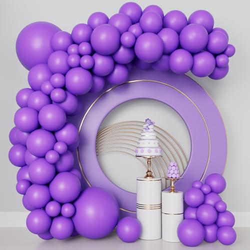 140 Stück Lila Luftballons Girlande Bogen Kit 5/10/12/18 Verschiedene Größen Matte Latex für Baby Shower Halloween Geburtstag Jahrestag Party Dekorationen 140 Stück Lila Luftballons Girlande Bogen Kit 5/10/12/18 Verschiedene Größen Matte Latex für Baby Shower Halloween Geburtstag Jahrestag Party Dekorationen von Conleke