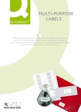 Connect Etiketten Inkjet/Laser/Kopier 96,5x42,3mm VE=1200 Stück weiß von Connect