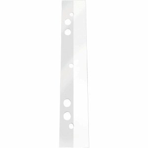 Connect Heftstreifen A5 125mm selbstklebend transparent VE=50 Stück von Connect