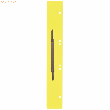 Connect Heftstreifen lang PP 35x310mm VE=25 Stück gelb von Connect