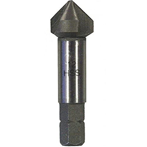 Connex COX969312 Senker 1/4 Zoll 12 mm HSS, 3-Schneider, Sechskant-Schaft von Connex