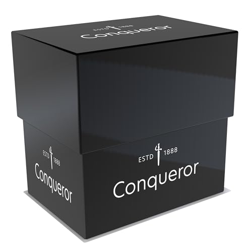Conqueror Laid Briefumschläge DL (120 g/m², Gerippt, Oyster, ohne Fenster, mit Haftklebestreifen, 110 x 220 mm) – Edle Strukturumschläge für Geschäftsbriefe & offizielle Dokumente, 500 Stück von Conqueror