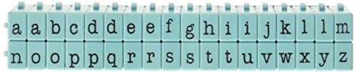 Contact USA Pegz Connectable Alphabet Stempel-Set, Tiffany Blue, M von Contact USA