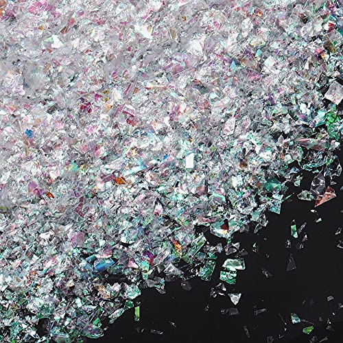 Containlol Funkeln Holografisches Konfetti Schillernd Winter Radium Farbe Metallisch Folien Konfetti Beutel für Neujahr Disko Tischdeko Basteln Klobig Glitzer Nägel Schmuckherstellung, 160 g Containlol Funkeln Holografisches Konfetti Schillernd Winter Radium Farbe Metallisch Folien Konfetti Beutel für Neujahr Disko Tischdeko Basteln Klobig Glitzer Nägel Schmuckherstellung, 160 g von Containlol